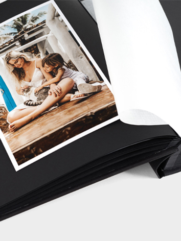 Self adhesive photo album