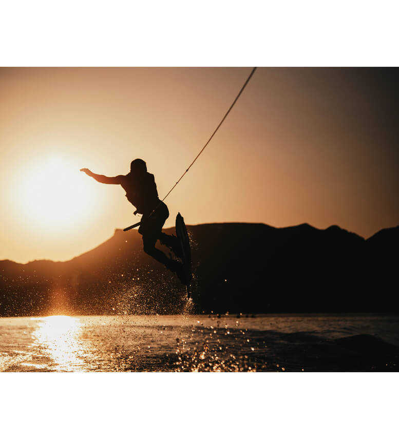 fotografia sportowa o zachodzie slonca