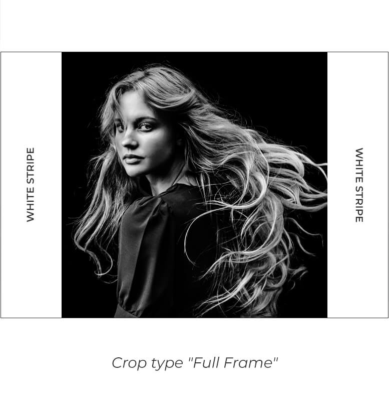 Crop type premium photo prints