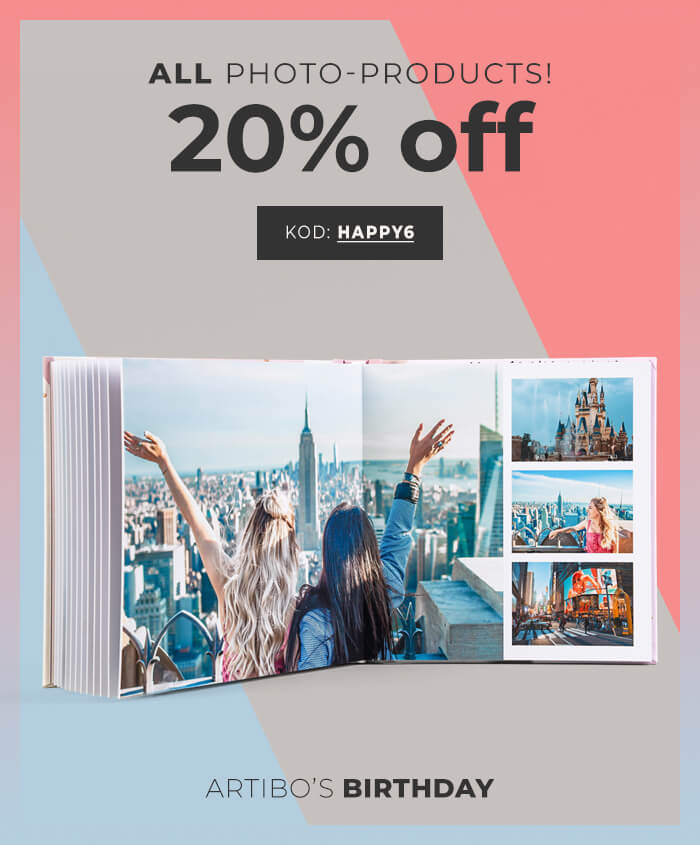 20% off all photo products with code 6happy