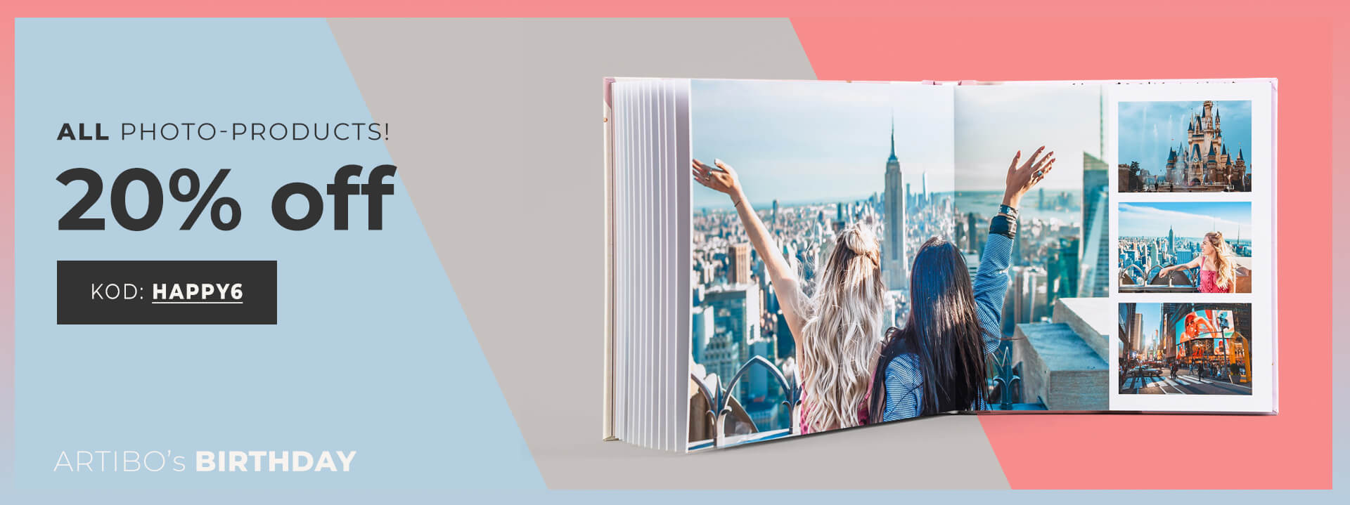 20% off all photo products with code 6happy