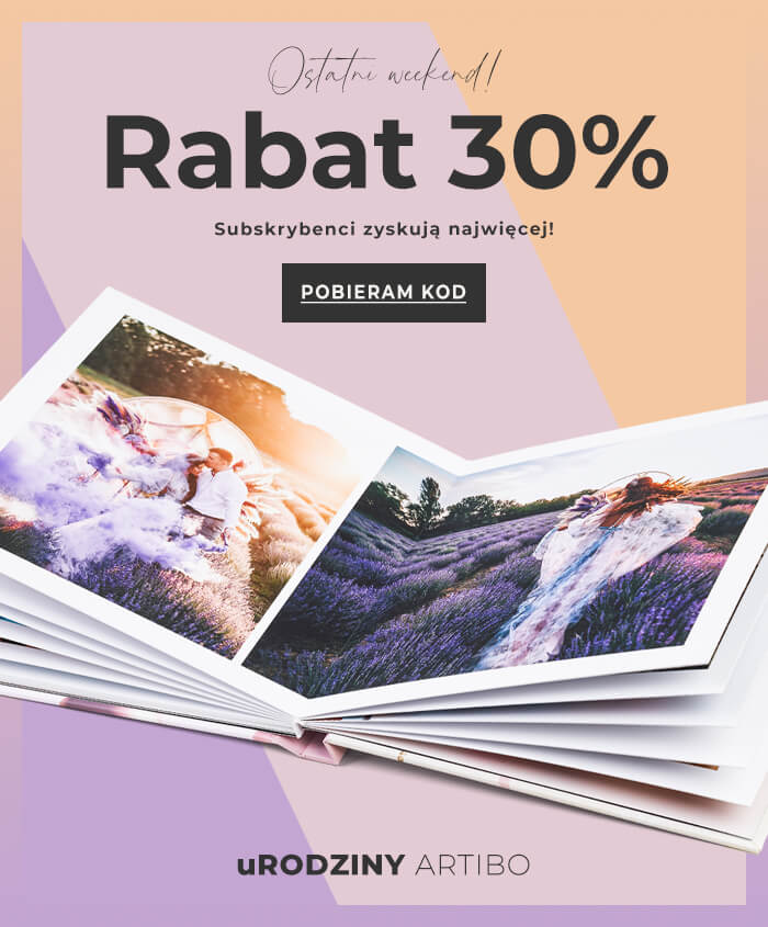 wszystkie fotoprodukty taniej przez caly maj 6 urodziny artibo