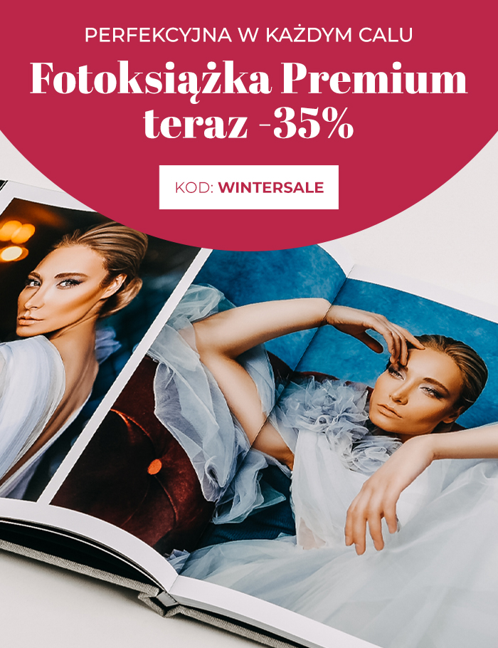 ArtiBook 4 Fotoksiążka Premium Winter Sale 35% taniej. Użyj kodu WINTERSALE