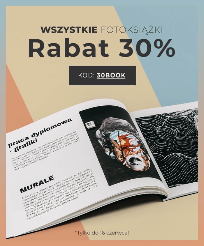 wszystkie fotoksiazki i fotoalbumy taniej z kodem 30book oferta szkolna