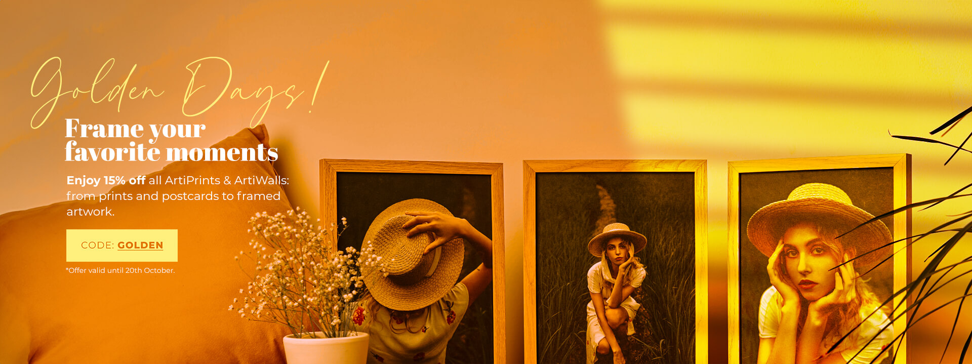 golden days photo prints and framed prints with discount