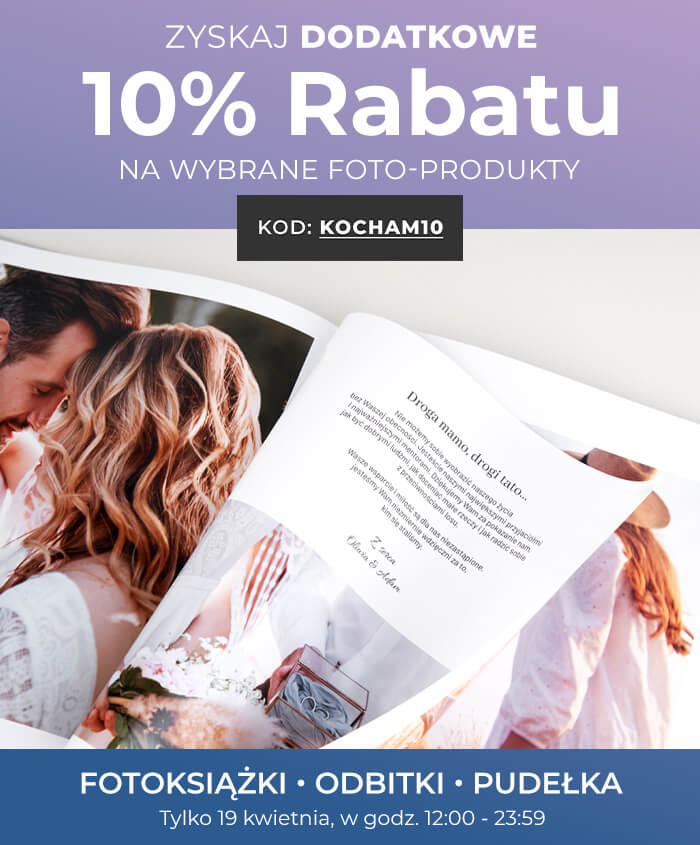 Dodatkowe 10% rabatu na bestsellery - łącznie zyskujesz 20% rabatu