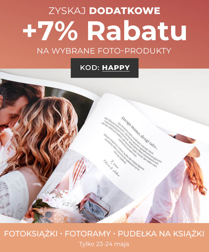 Dodatkowe 7% rabatu na bestsellery - łącznie zyskujesz 37% rabatu