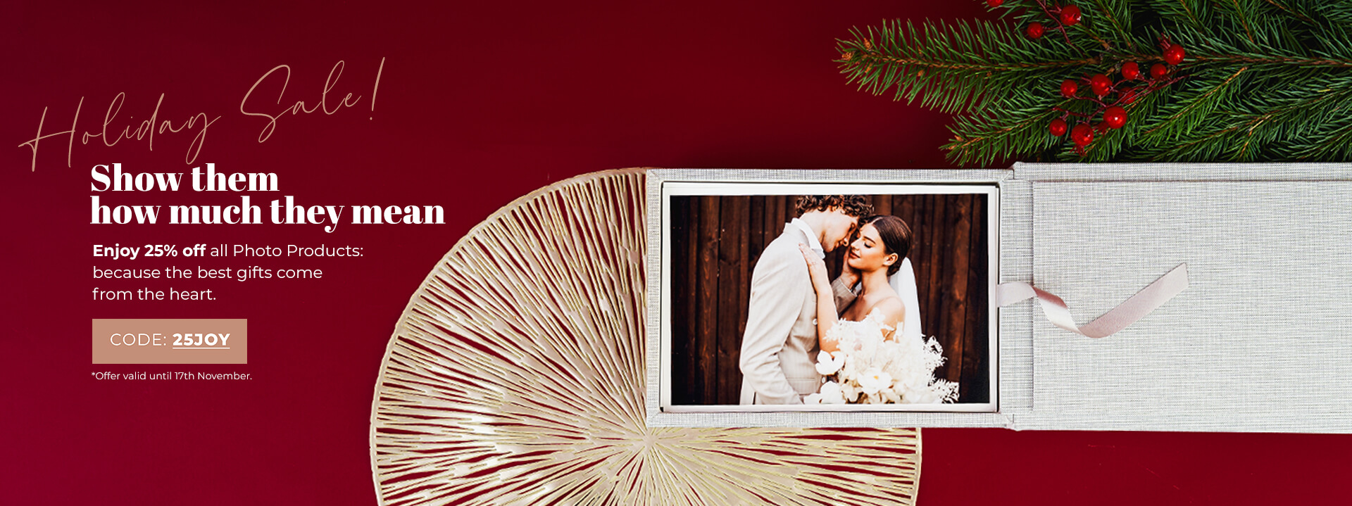 holiday sale all photo products with discount