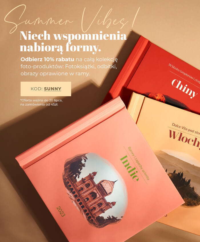Oferta letnia na całe zamówienie z kodem SUNNY
