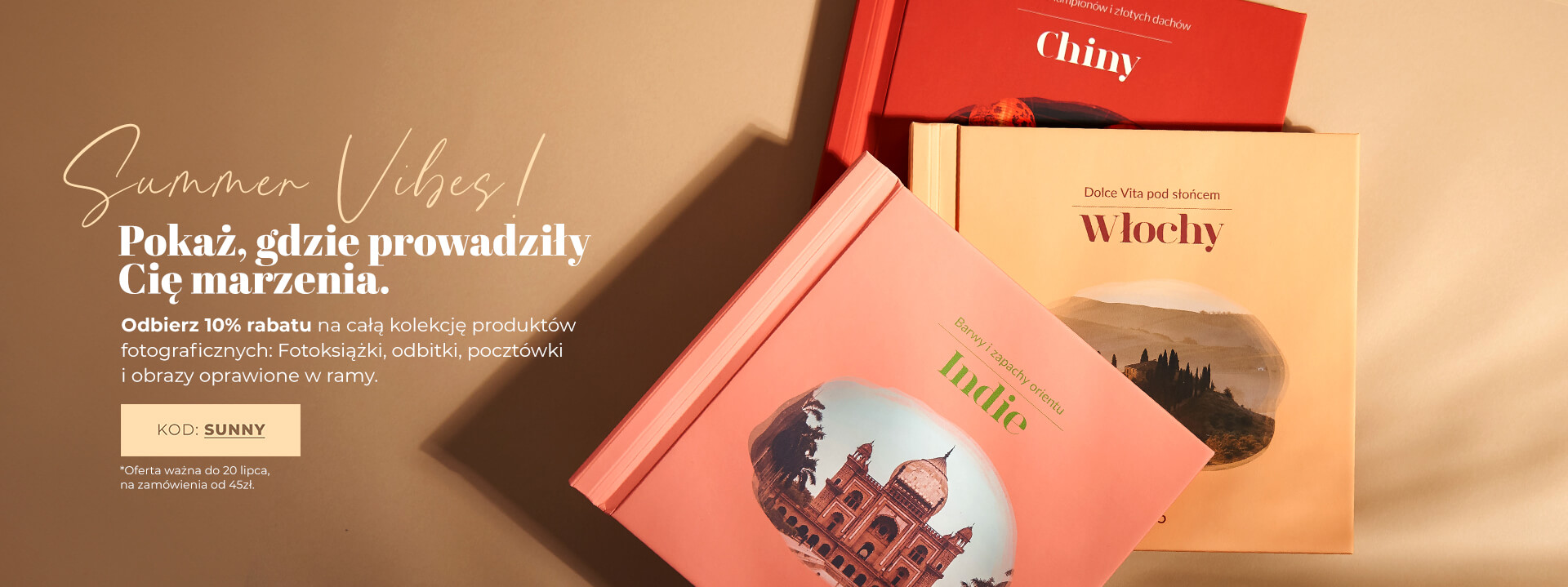 Oferta letnia na całe zamówienie z kodem SUNNY