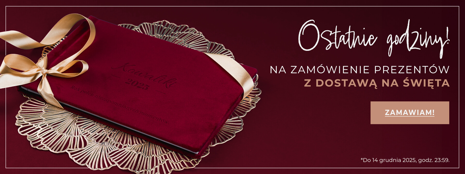 terminy realizacji produktów przed świętami