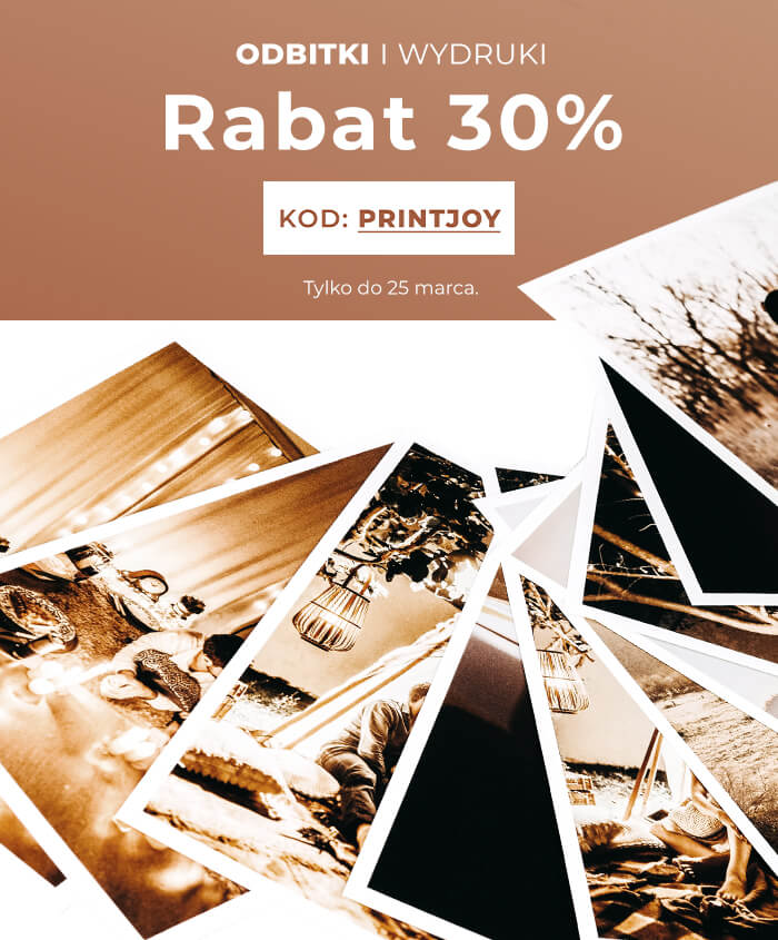 Rabat na wszystkie wydruki z kodem PRINTJOY