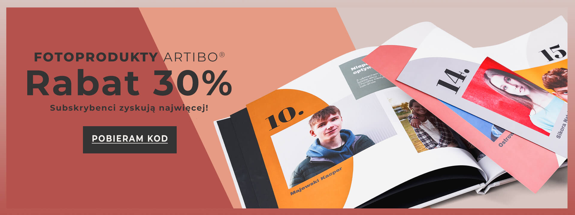 Na zakończenie roku szkolnego -30% na wybranego fotoprodukty