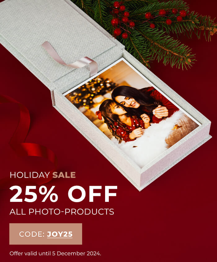 holiday sale all photoproducts with code joy25