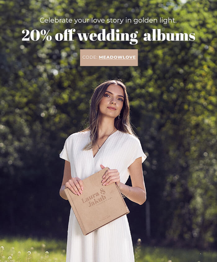 wedding albums with code meadowlove