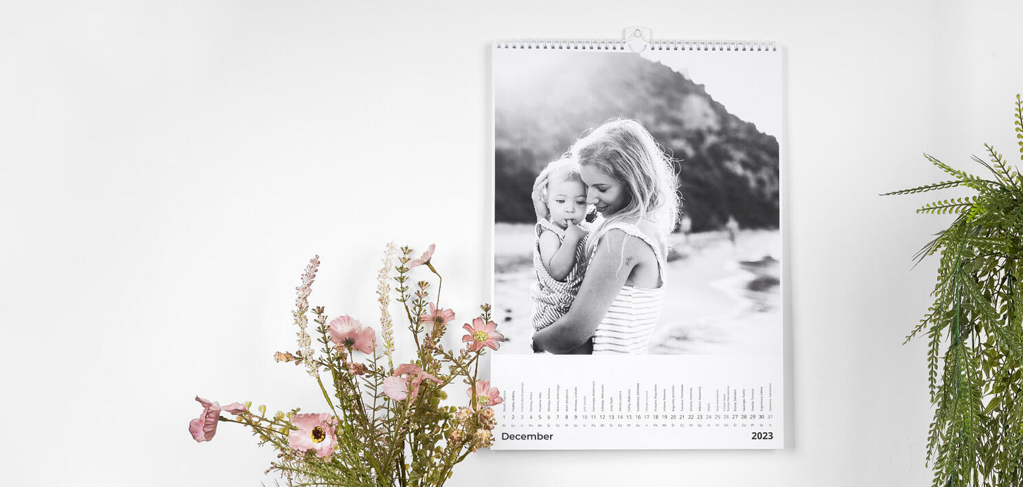 Classic photo calendar