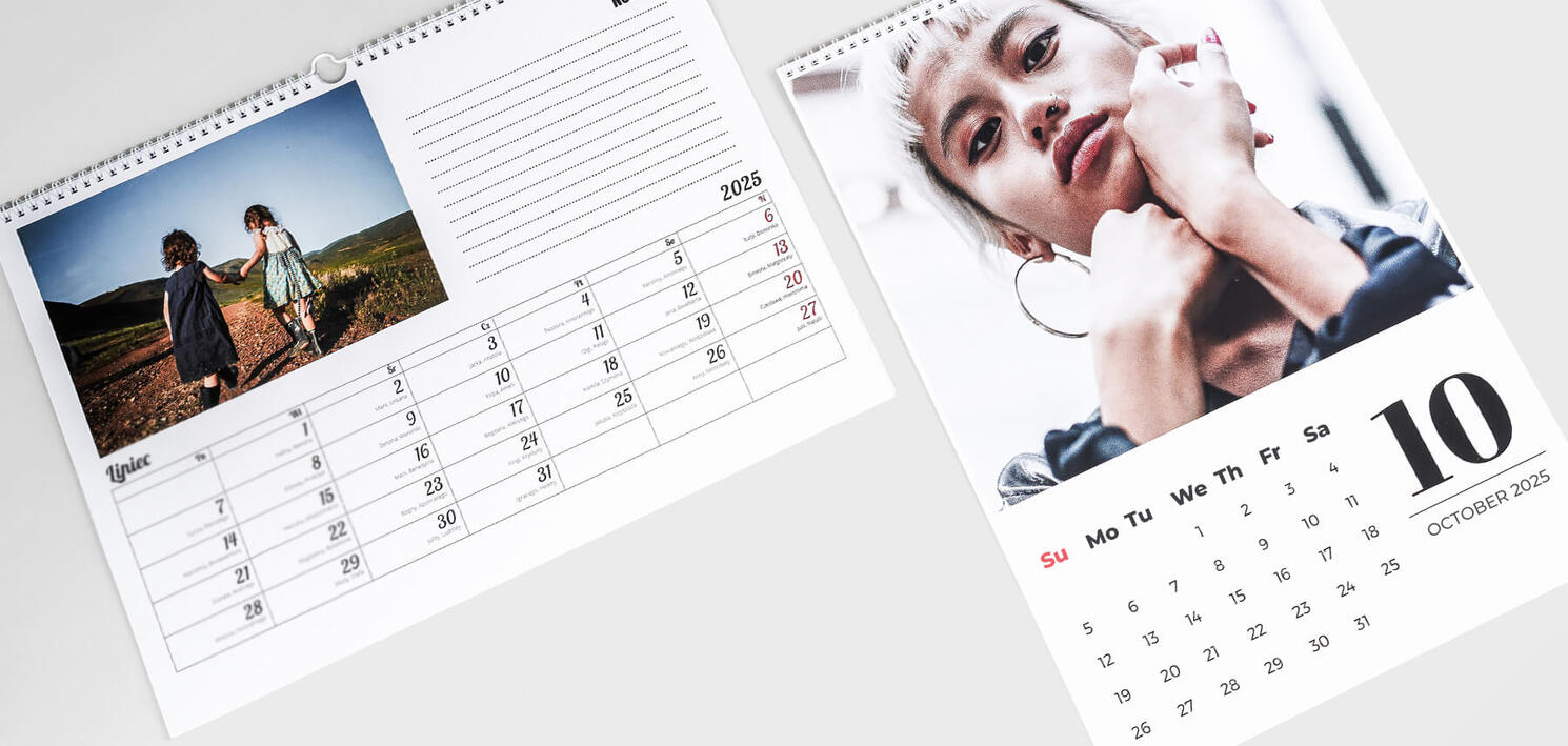 Classic photo calendar