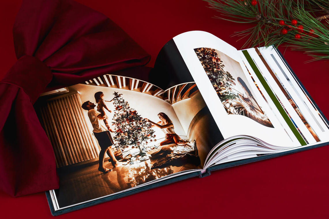 xmas gift photobooks and photoalbums