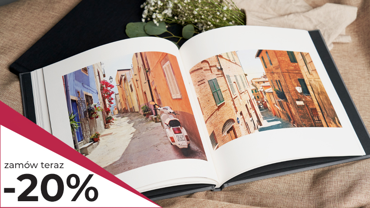 ArtiBook 2 zamów 20% taniej z kodem na pierwszą fotoksiążkę w twardej okładce